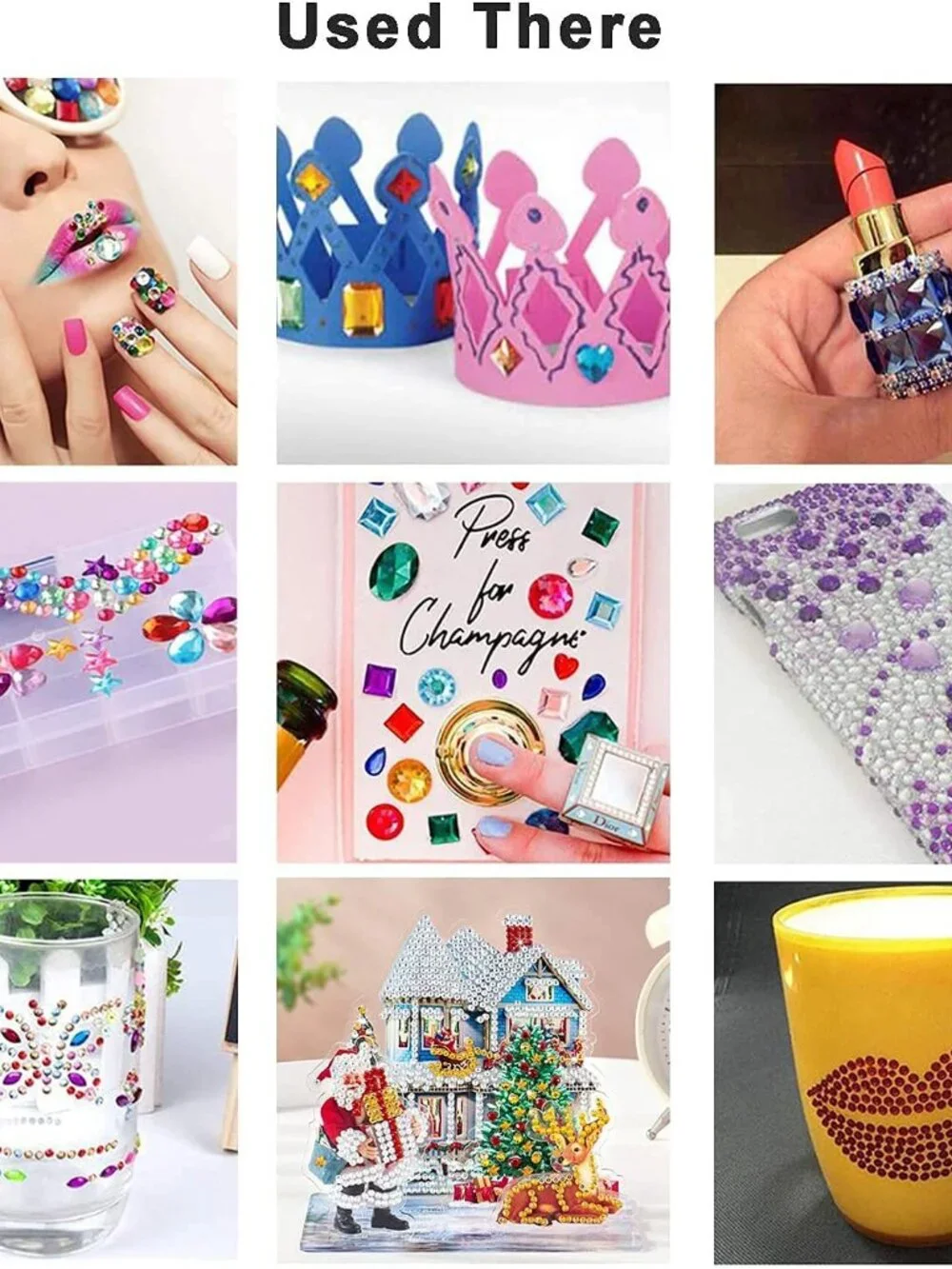 Gem Stickers for Crafts  1200+ Self Adhesive Rhinestone Jewel Stickers in Assort